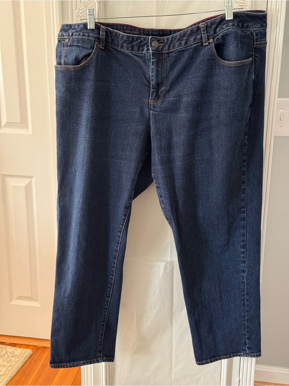 Talbots Signature Dark Blue Slim Ankle Jeans Size 24W